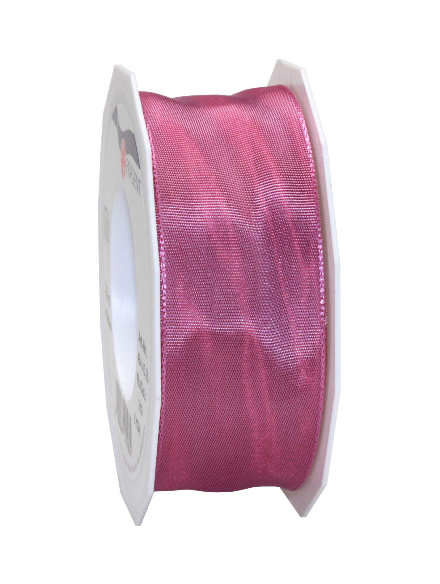 Präsent - Lyon Wired Taffeta Ribbon Old Rose 40 mm Width, 25 m Length — image 1