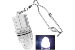 Shaddock Fishing Deep Drop Light, Waterproof Super Bright Underwater LED Light Fish Attracting Lamp with Clip for Saltwater F