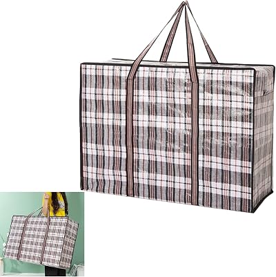 jeufun Laundry Bag Heavy Duty 70x50x25cm Large Durable Zipper Storage Bag