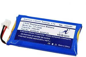 VI VINTRONS VINTRONS 65358-01, 64327-01, 64399-01, CS50, CS55 Battery Replacement for Plantronics CS50, CS351N, CS55, CS510, CS60, Savi 410, Savi 420, Savi 710, Savi 720, Savi Office WH300, WH350,