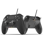 SCUF ENVISION V1 (2023) Wired PC Gaming Controller - Five Remappable G-Keys - Remappable Back Paddles - iCUE Compatible - Bla