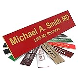 Engraved Name Plates for Door Sign Personalized Red