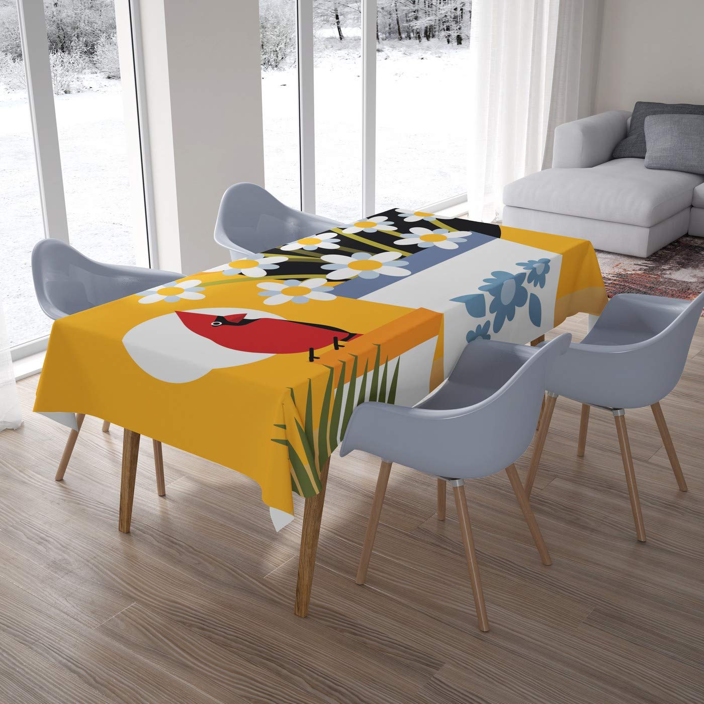 Bonamaison Kitchen Decoration, Tablecloth, 140cm x 200cm - Designed and Manufactured in Turkey