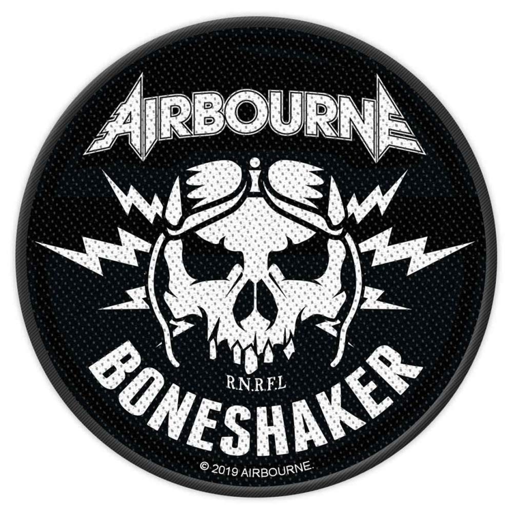 Generisch Airbourne – Boneshaker Sew-On Patch – HardRock