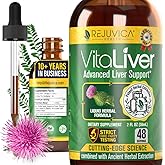 VitaLiver - Liver Health Supplement - Support Liver Cleanse & Detox - Liquid Delivery for Absorption - Milk Thistle, Artichoke, Chanca Piedra, Dandelion & More!