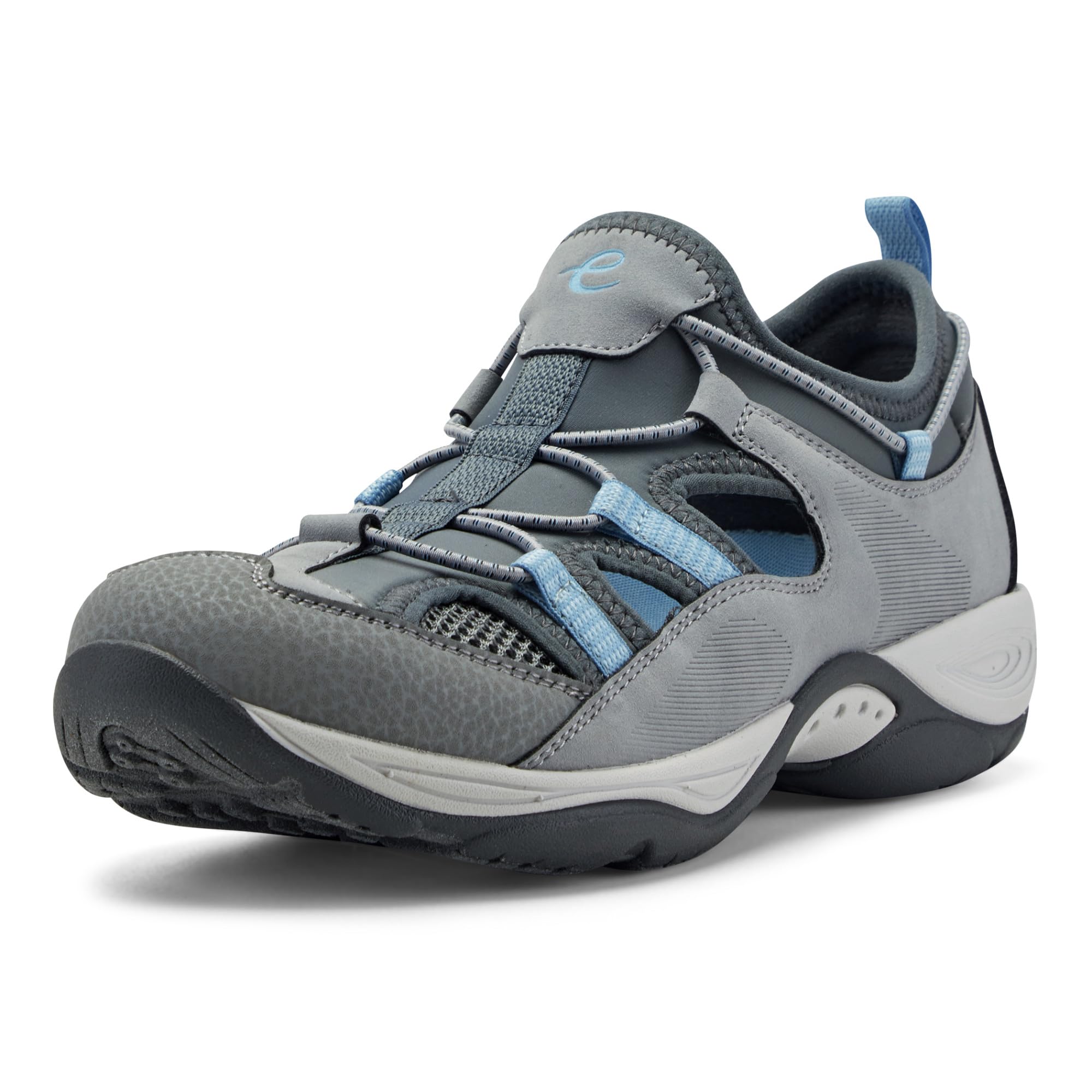 Easy Spirit Everete Women’s Slip On, 6 B(M) US, Grey-Light Blue