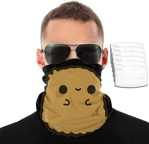 Ramwans Cute Chicken Nugget Mission Cooling Neck Gaiter With Filter