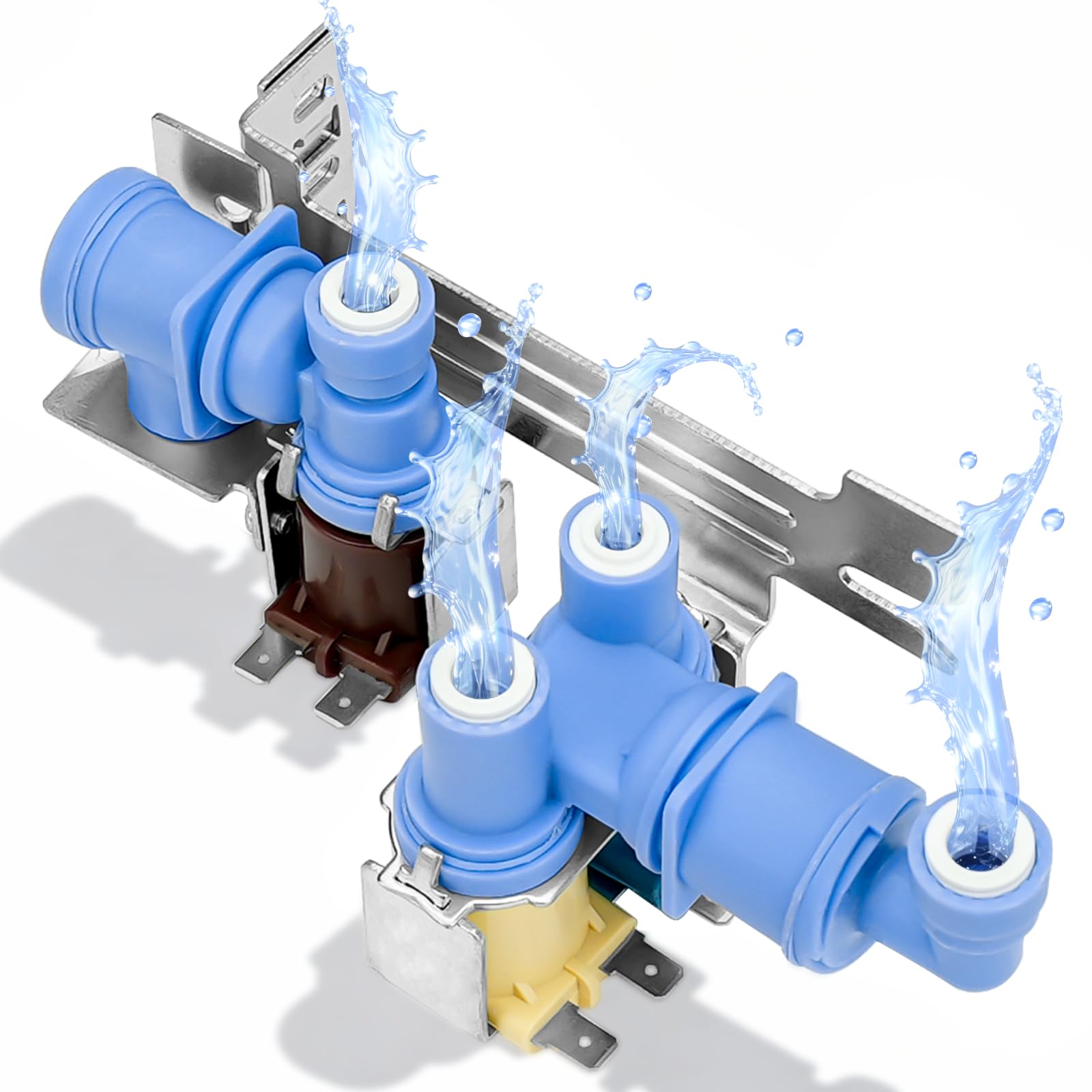 Photo 1 of 242252702 240531101 Refrigerator Water Inlet Valve Compatible with Crosley Frigidaire Kenmore Electrolux Refrigerators, Replace AP5671757 241734301 WV2702 K-76150 by Cenipar