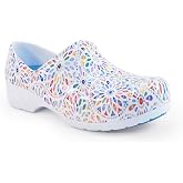 Anywear SR Angel Clogs, Nursing Shoes, Ecliptic, 5 Women/3 Men | Wet-Floor Grip, High-Rebound EVA Cushioning, Lightweight &amp; Flexible, Water-Resistant, Ventilated Toe Room, Nurse Shoes