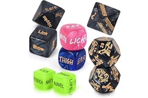 Sex Dice Set, Sex Game Positon Dice Adult Game for Date Night Positions, Couples Sex Toys Positon Dice for Date Night Games R