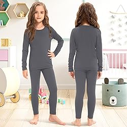 Silkfly 3 Set Girls Thermal Underwear Soft Winter
