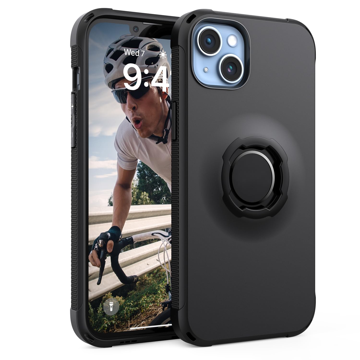 Photo 1 of xsdtech Lock Protective Case for iPhone14 Plus,iPhone15 Plus Black