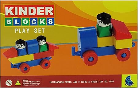 Amazon ピーコックgames Kids Kinderブロックplayセット子供ゲーム おもちゃage 3年 Above ボードゲーム おもちゃ