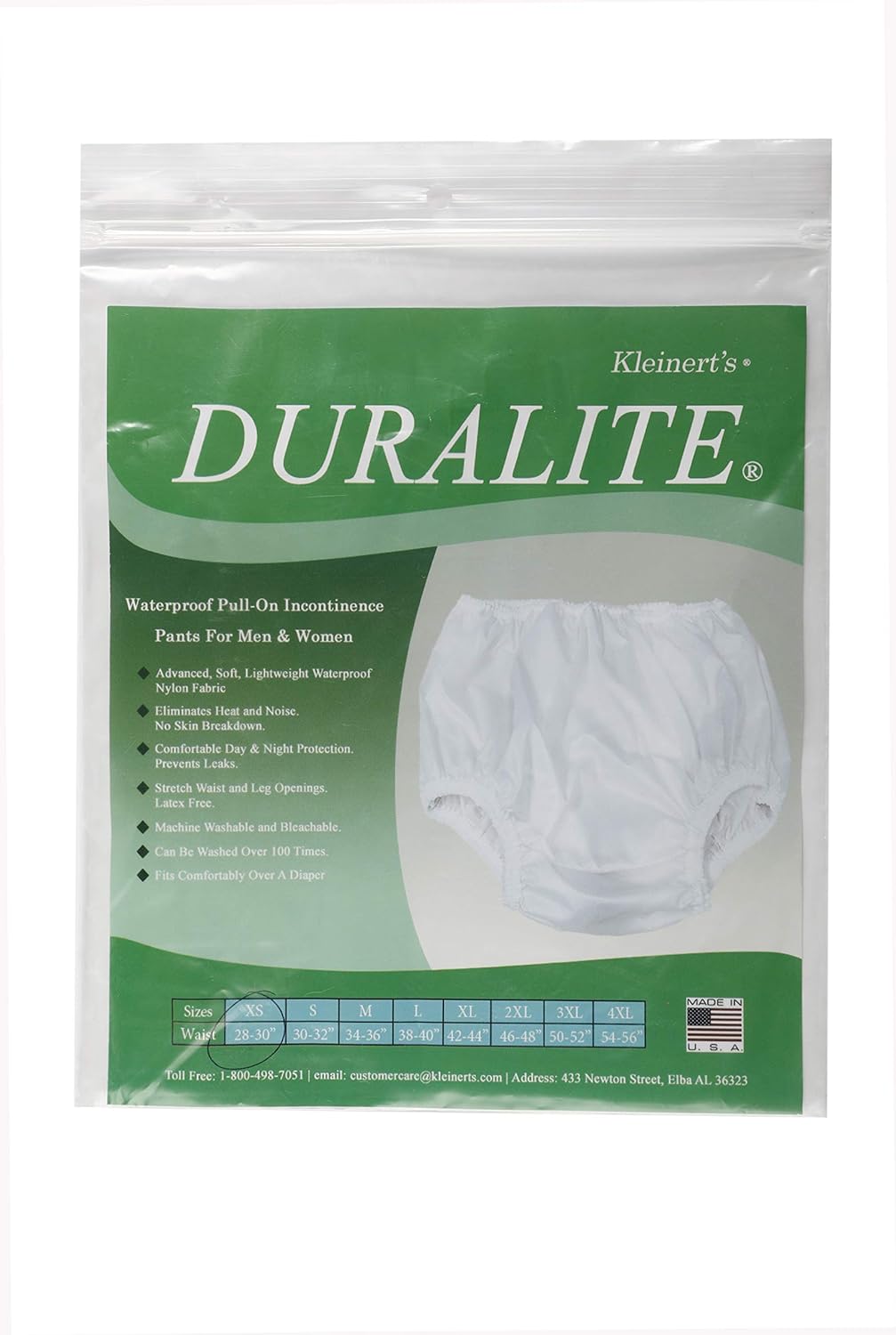 Kleinert's Waterproof Adult Pull-On Pants, Advanced Duralite-Soft, Noiseless: Health & Personal Care