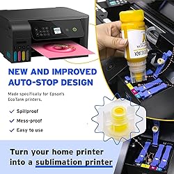 Printers Jack Sublimation Ink Auto Refilled bottles