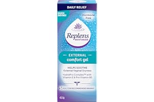 Replens Moisture Restore External Comfort Gel, Soothe External Vaginal Dryness, Daily Relief, Quick Drying, Paraben free, Est