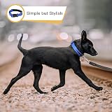 HEELE Reflective Dog Collar Nylon Padded Neoprene Large Blue L 40-66cm view 4