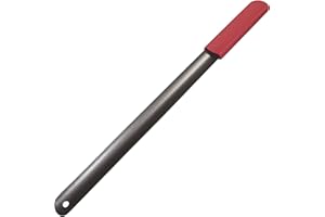 Rehabilitation Advantage Red Grip Handle Powder Coated Steel Shoehorn, 18 Inch