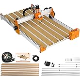 FoxAlien 4080 Y-axis Extension Kit for Masuter Pro, with Upgraded T-slot Hybrid Spoilboard CNC Router Machine Working Area Extend (15.75" x 31.5", X-Y)