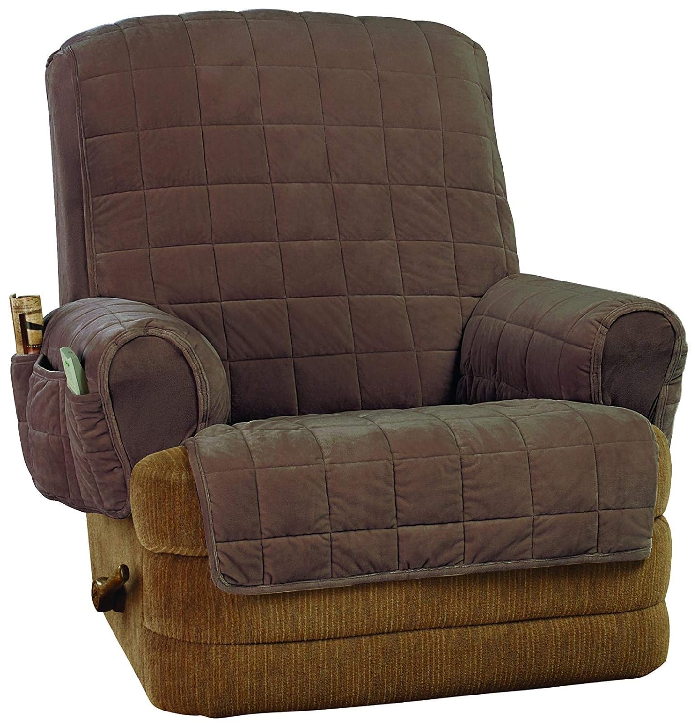 Best Soft Suede Short Dining Chair Slipcover