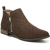 Dr. Scholl's Shoes Women's Rate Zip Ankle Boot, Chocolate Brown, 6