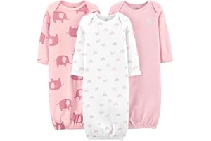 Simple Joys by Carter's baby-girls 3-pack Cotton Sleeper Gown