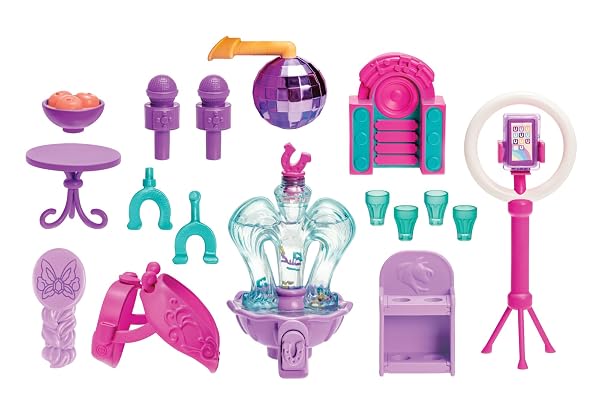 WILD MANES HORSE TOYS PERLA’S CLUBHOUSE TRAILER PLAYSET WITH PERLA HORSE DOLL FIGURE, WITH OVER 25 INTERACTIVE FEATURES