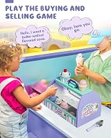 Lehoo Castle Ice Cream Toys Set for Kids 3+ Purple Brand New view 3