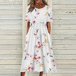 Sun Dresses for Women 2024 Casual Summer Dresses