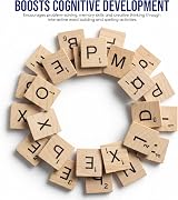 ASPIRE UK 200 Wooden Alphabet Letter Tiles Scrabble Style Spelling Phonics view 7