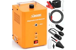 Smoke Machine Automotive with Built-in Air Pump, XDOVET KSD201 Professional Smoke Tester Automotive, Vehicle Leak Diagnostic 