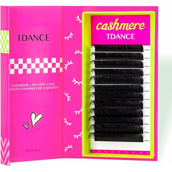 LLBA Super Mink Wimpernverlängerungen – Verschiedene Stärken 0,05–0,2 Mm, C/CC/D Wölbung, Gemischte Box 7–15 Mm