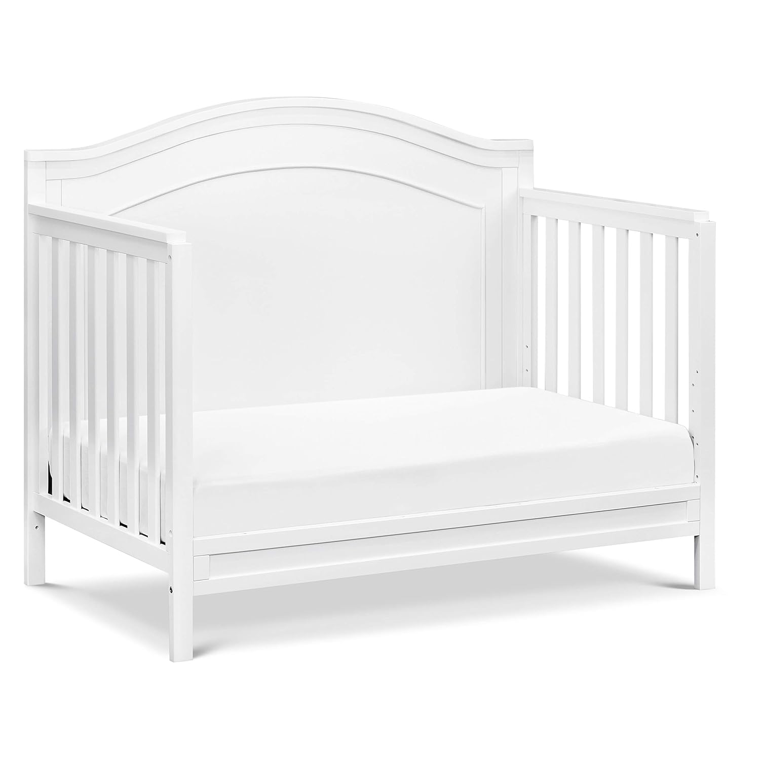 DaVinci Charlie 4-in-1 Convertible Crib in White, Greenguard Gold Certified : Baby