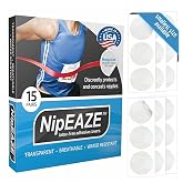 NipEaze The Original Sports Nipple Cover for Men &amp; Women | Athletic Nipple Covers, Transparent Chafing Prevention &amp; Concealment for Running, Cycling, Workouts, &amp; Daily Life