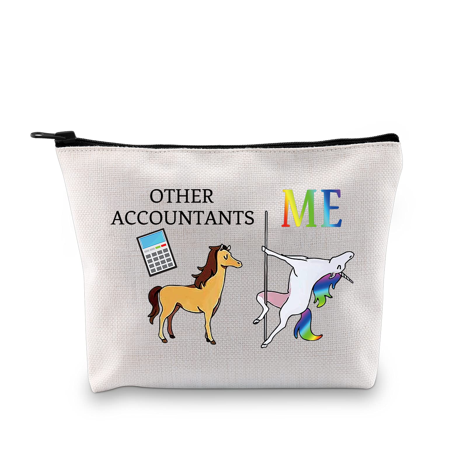 Accountant Gifts for Women Accountant Makeup Bag Other Accountants Me Unicorn Funny Accountant Gifts (Accountant Bag)