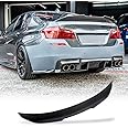 MCARCAR KIT Real Carbon Fiber Trunk Spoiler Compatible with 2010-2016 BMW 5 Series F10 and F10 M5 Sedan Car Rear Boot Lid Highkick Wing Lip Factory Outlet