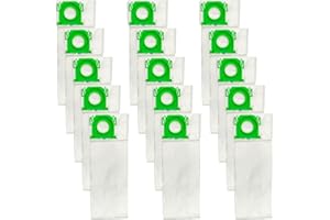 15 Pack 6629AM Vacuum Bags Compatible with Sebo K Series Canister Vacuum Cleaners K1/K2/K3 Replacement Vacuum Filter Bags