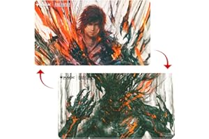 Ultra PRO - Final Fantasy x Universes Beyond Clive, First Shield of Rosaria/Summon Ifrit Double-Sided Playmat for Magic: The Gathering | Card Game Playmat, Final Fantasy Collectibles