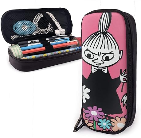 Amazon ペンケース ムーミン 筆入れ 筆箱 ボックス ペンポーチ 通学 通勤 文具 小学生 中学生 高校生 収納 ポーチ 男女兼用 おしゃれ 可愛い ペンケース 革 レザー 筆箱 大容量 ペン立て おしゃれ ファスナータイプ 防水 耐久性 子供 学生 収納