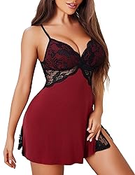 Avidlove Valentines Lingerie for Women Lace Chemise