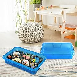 15 Inch Portable Sensory Bin Play Tray with
