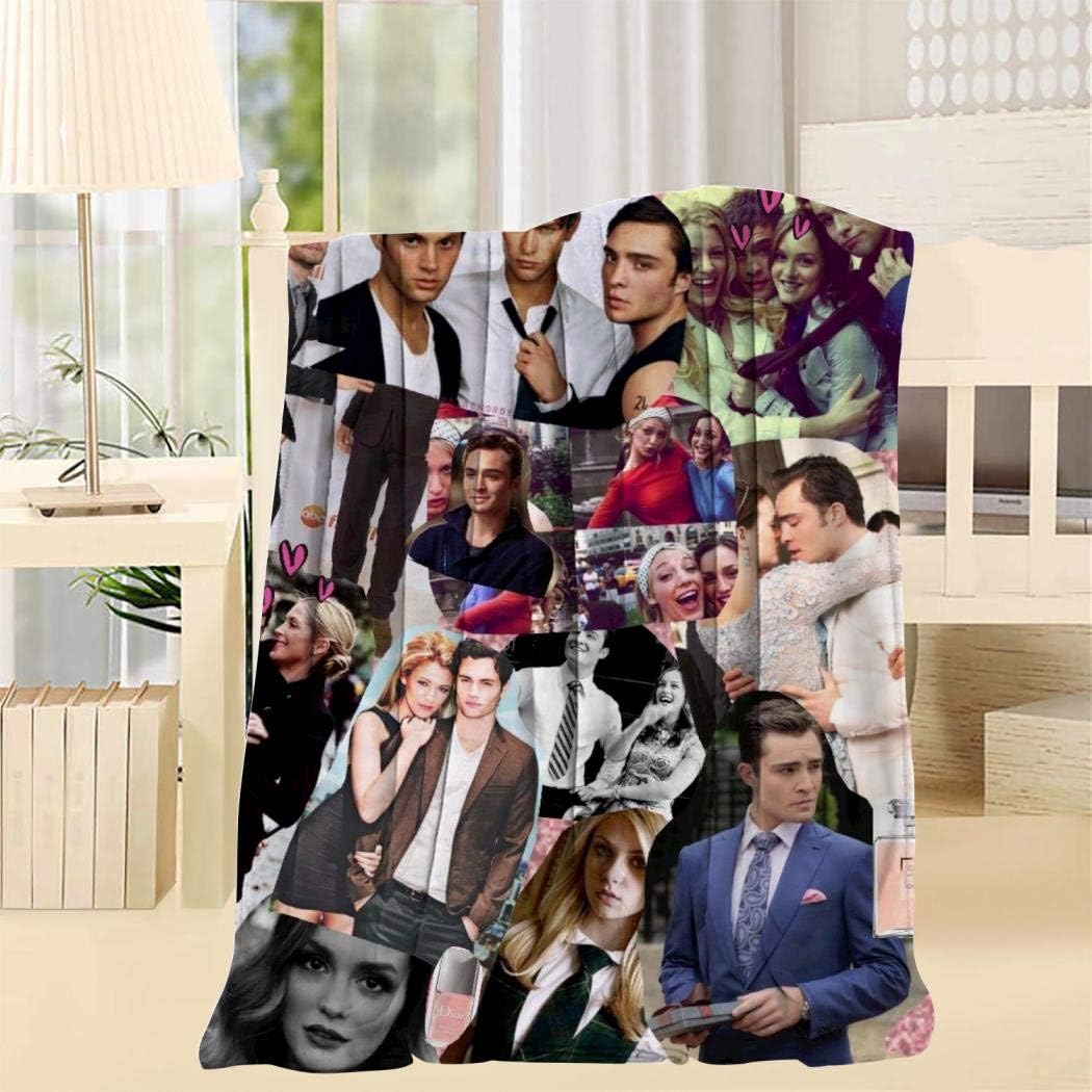 Gossip Girl Blanket Ultra Soft Throw Fuzzy Blanket for Sofa Bedding Couch Travel,Throw 50x60inch
