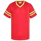 Pullonsy Retro Red Football Jerseys for Men Unisex