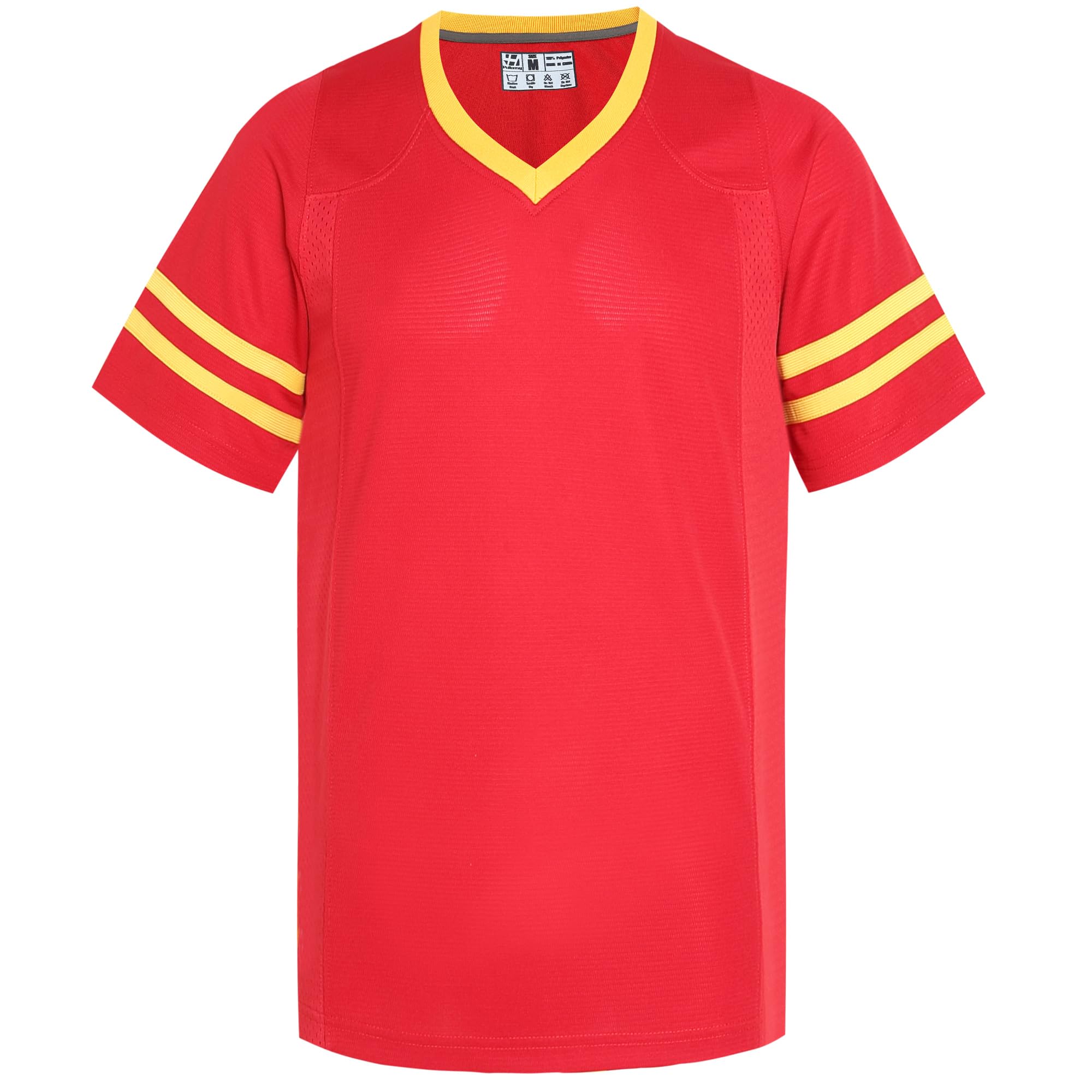 Pullonsy Red Bulk Football Jerseys for Men Women