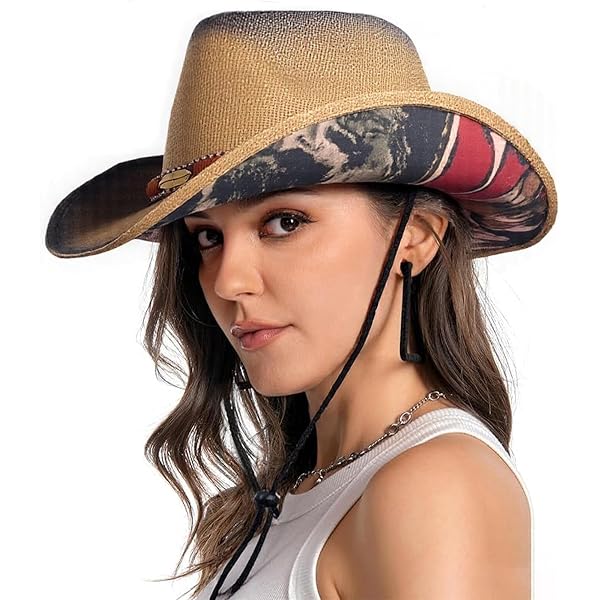 9772 Cowboy Hats For Women Black Cowgirl Classic Woven Embroidered Amazon.com: Cowboy Hats for Women White Cowgirl Hats Classic  main image 3