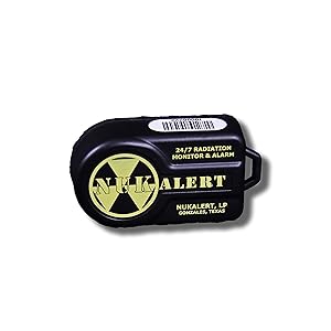 NukAlertTM Nuclear Radiation Detector/Monitor (Keychain Attachable) Alarm