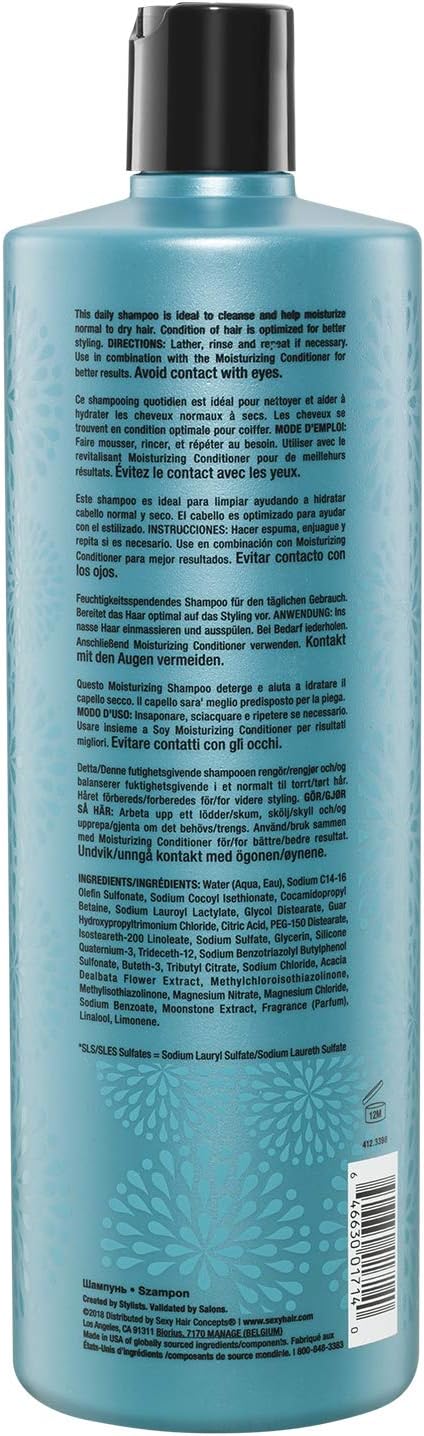 Sexy Hair Healthy Sexy Moisturizing Shampoo, 1000 ml, GREEN, 1 l (Pack of 1) - Image 3