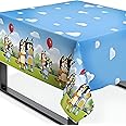 Unique Bluey Rectangular Plastic Table Cover 54" x 84"