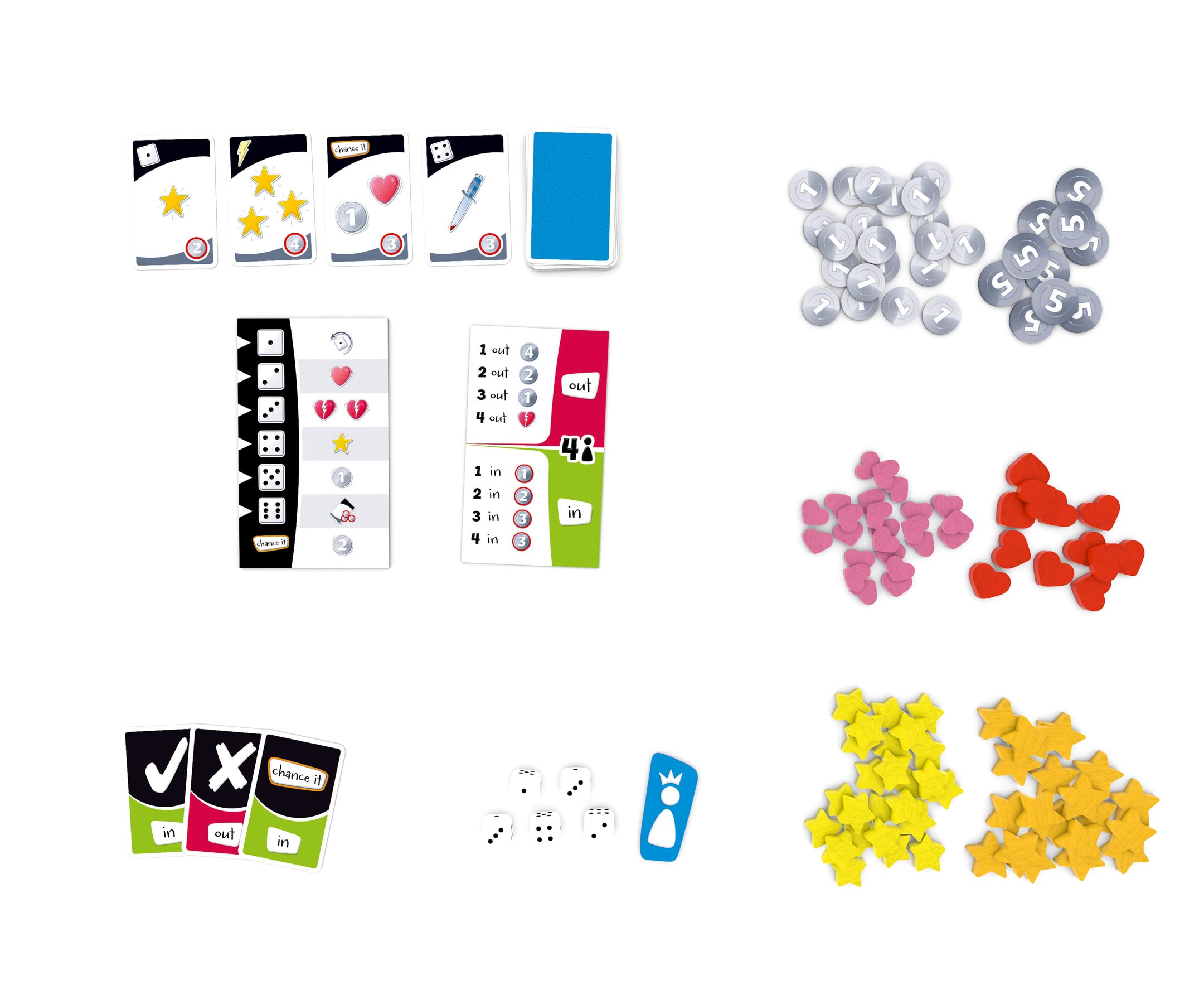 Zoch 601105167 Chance it - Würfelspiel für 3 bis 6 Spieler – Das Zockerspiel für alle die gerne EIN Risiko eingehen, ab 10 Jahren 3