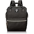 Anello Polyester Canvas Backpacks Japan import (Black)